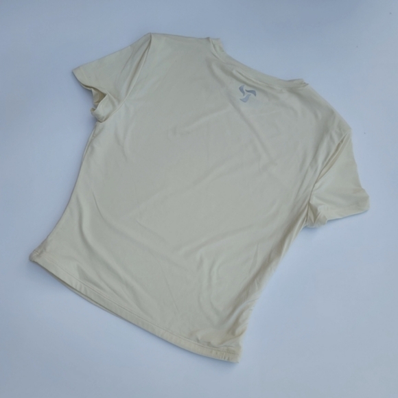 Pedigree ButterSoft Baby Tee Crop Top | Cream White - Picture 6 of 9